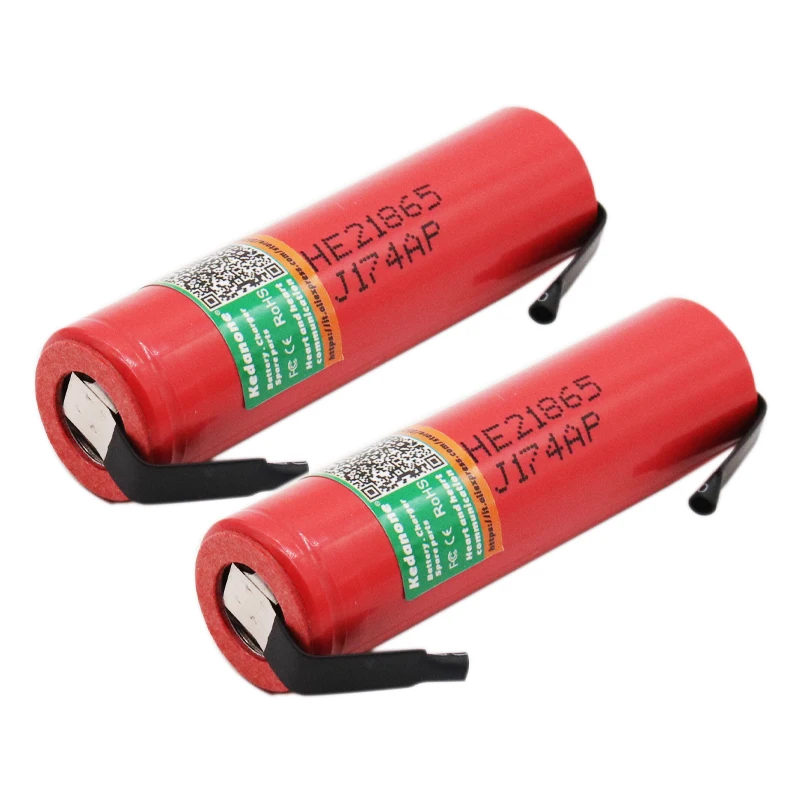 18650 3,6 V 2500 mAh HE2 IMR18650 аккумуляторная Мощная батарея, Макс 20A 35A разрядка батареи электронная сигарета+ DIY никель