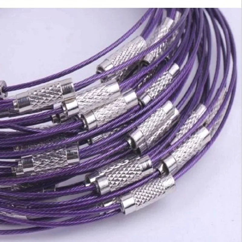 stainless cord necklace 0036