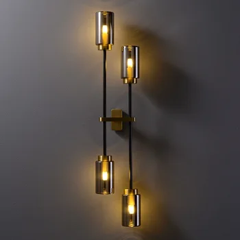 

Bedroom Lamp Wall Lights For Home Stair LED Light Fixtures Living Room Applique Luz Pared Nordic Wall Lamps Mirror Lights