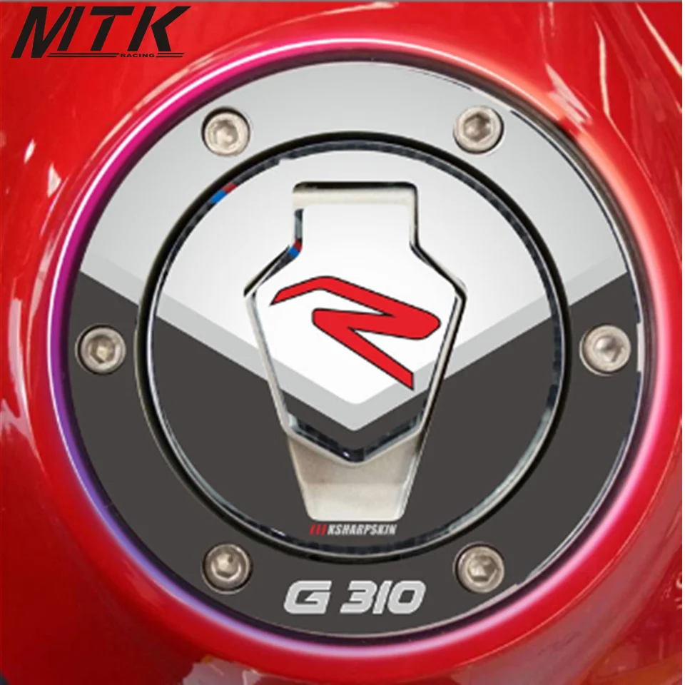

For BMW G310R G310 R 2017 2018 3D Tank Gas Cap Pad Pad Filler Cover Sticker decals Fuel tank cap