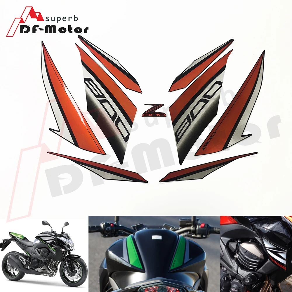 Для Kawasaki Z800 2013 2014 2015 2016 наклейки Переводные мотоциклетные и самодельные