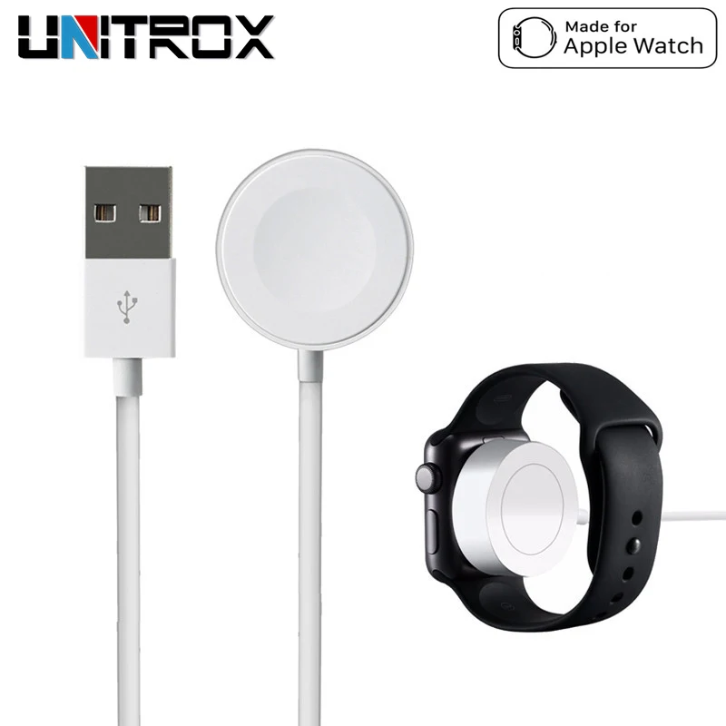 

Magnetic Wireless Charger For Apple Watch 1m/3.3ft USB Cable Adapter Charging Dock For Apple Watch 2 & 3 & 4 38/42mm Version