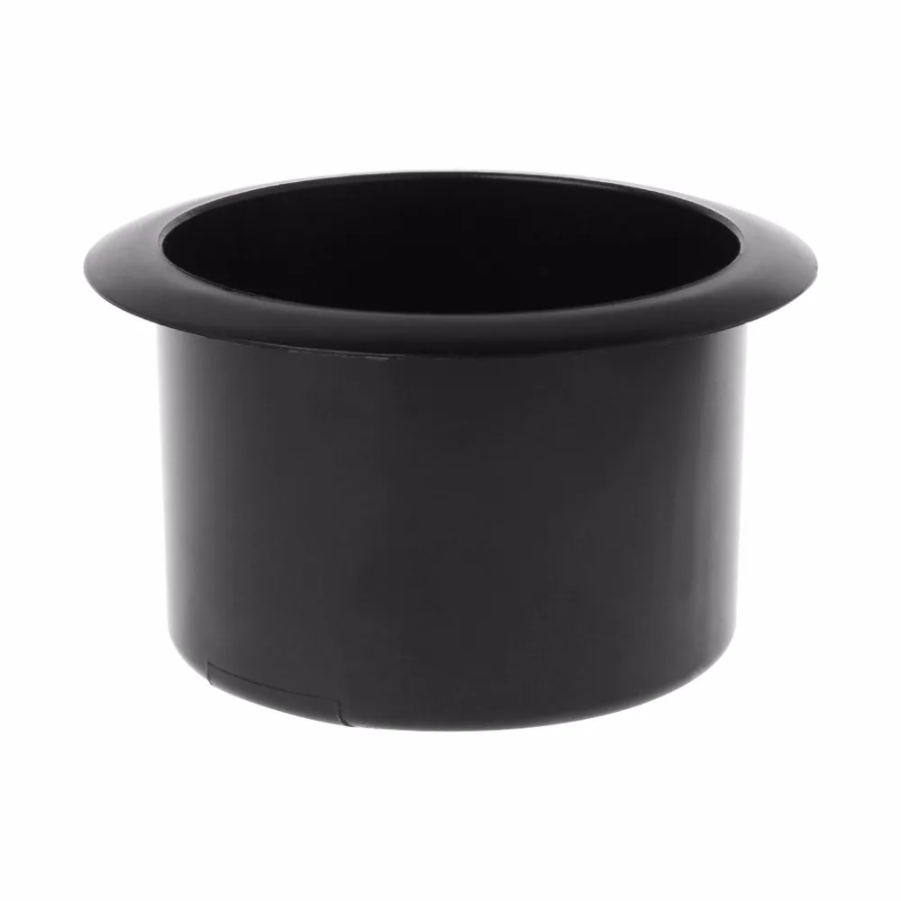 

Plastic Black Insert Cup Holder Drink Bottle Placing Rack For Car Marine Boat RV Truck Office Sofa