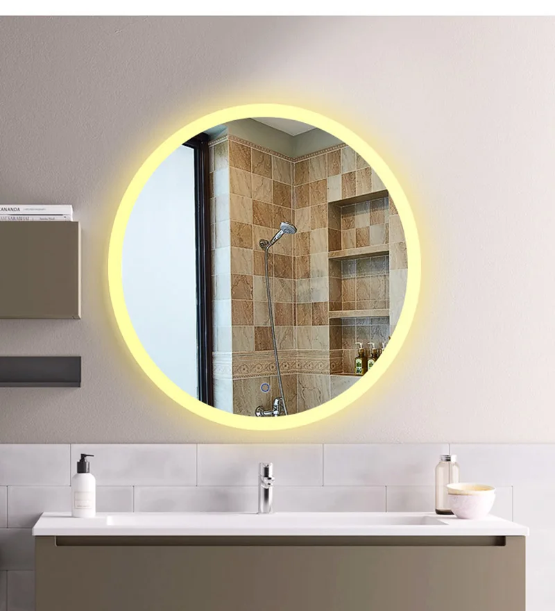 Bluetooth Music Wall Mirror Led Bathroom Makeup Mirror Intelligence Display  Hd Illuminated Bathroom Mirrors Moisture-proof Board - Bath Mirrors -  AliExpress