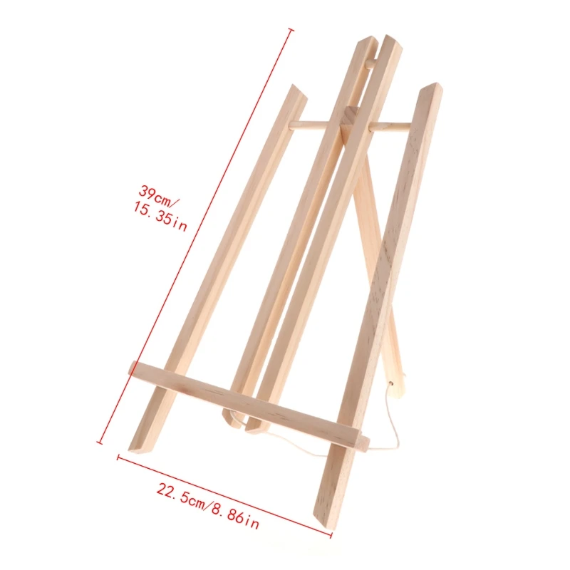 Wood Easel Advertisement Exhibition Display Shelf Holder Studio Painting Stand Drop Shipping Support