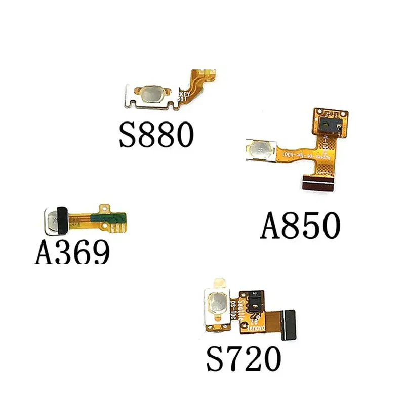 

New power on/off key button flex cable For Lenovo A850 S720 A369 S880 Mobile phone + DropShipping