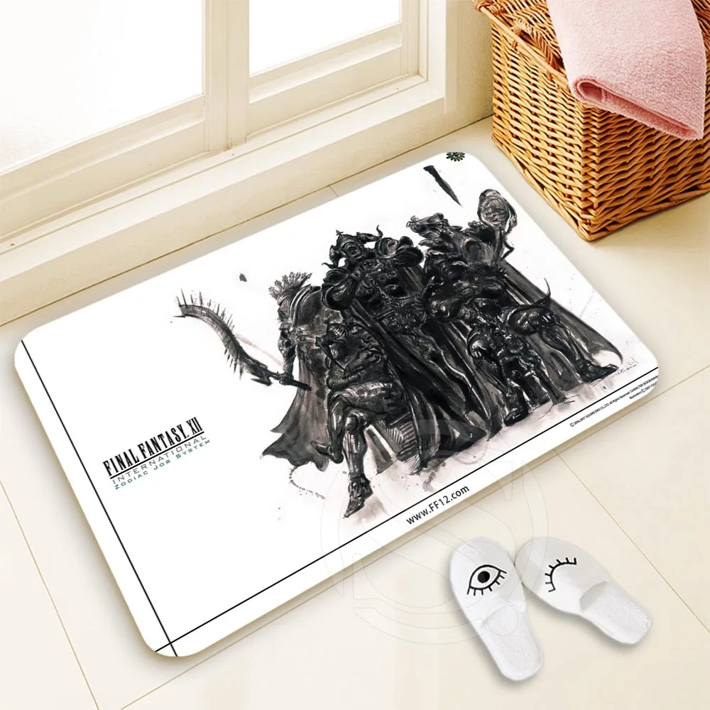 H-P676 Custom Final fantasy #27 Doormat Home Decor 100% Polyester Pattern Door mat Floor Mat foot pad SQ00729-@H0676 | Дом и сад