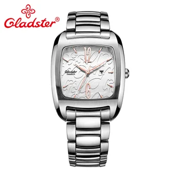 

Gladster Shading Dial Sapphire Crystal Stainless Steel Female Wristwatch Japan MIYOTA Movement