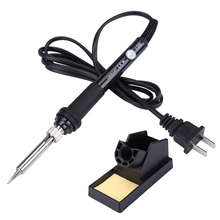 110 V/220 V 60 W Электрический паяльник набор с кронштейном паяльника Регулируемая температура сварочные работы инструмент для ремонта