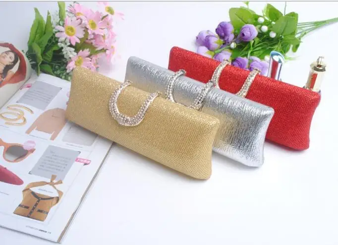 

Women fashion evening bag gold girl rhinestone party purse bridal Day clucth bag lady Casual Clutch wedding purse