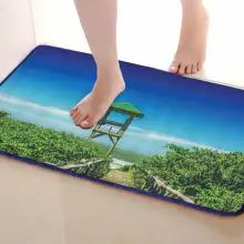 Дорожка Стиль Коврик для ванной комнаты, смешной Противоскользящий коврик для ванной, занавески для душа аксессуары, соответствующие вашей душевой занавеске