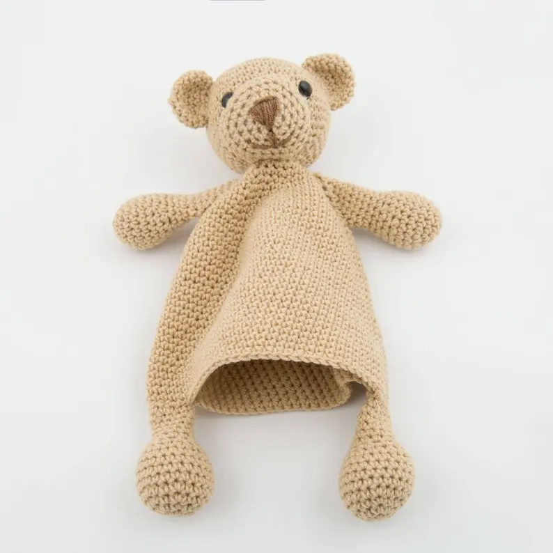 Crochê Brinquedos Amigurumi Boneca Artesanal Urso Número Hh011 4 Móbiles e chocalhos para bebês