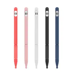 Силиконовый защитный чехол с защитой от потери кожи, колпачок для наконечника/Кабель-адаптер для Apple Pencil 1st для iPad Pro Pencil