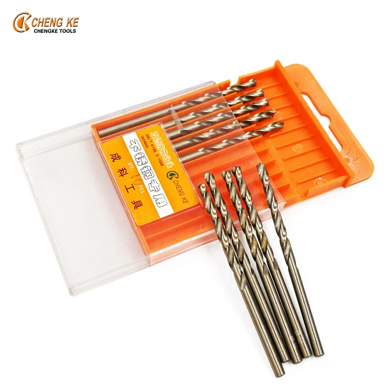 CHENG KE 100Pcs/Set 3.8mm twist drill bit cobalt steel alloys metal
