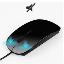 Ноутбук мини тонкий USB проводной компьютер Бесшумная Кнопка мышь 1000 dpi мыши для домашнего офиса ноутбук ПК