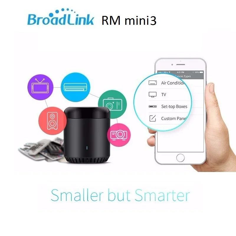 2016 Новый Оригинальный Broadlink RM Mini3 Универсальный Интеллектуальный WiFi/ИК/4 Г Беспроводной Пульт дистанционного управления По Телефону Смарт домашней Автоматизации