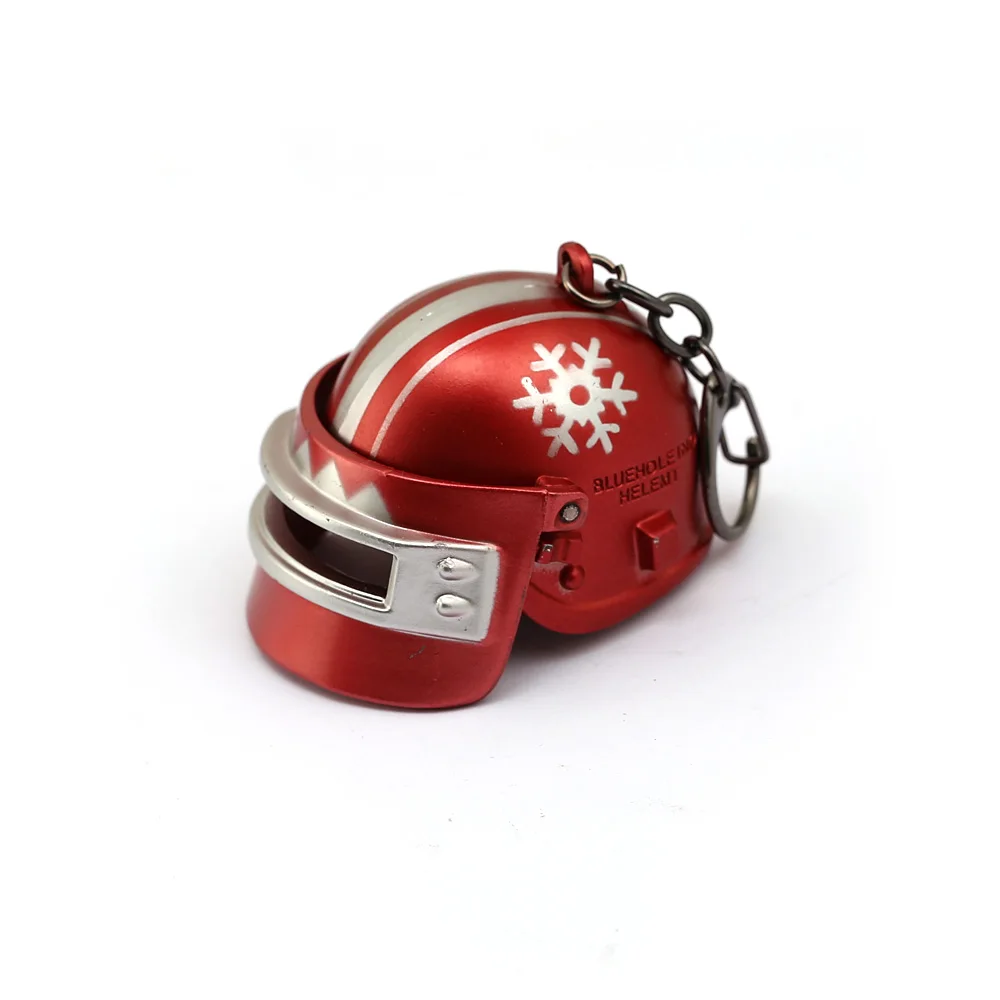 PUBG Снежинка брелок боевые земли брелоки FPS шлем Пан сплав кулон игры для мужчин Jewelry брелок Рождественский подарок llaveros