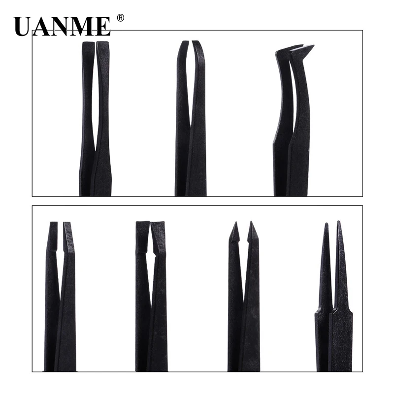 UANME 7Pcs/Set Anti-static Plastic Tweezers Heat Resistant ESD Safe Opening Tool Kits For Mobile Phone Tablets Repair Tools Kit
