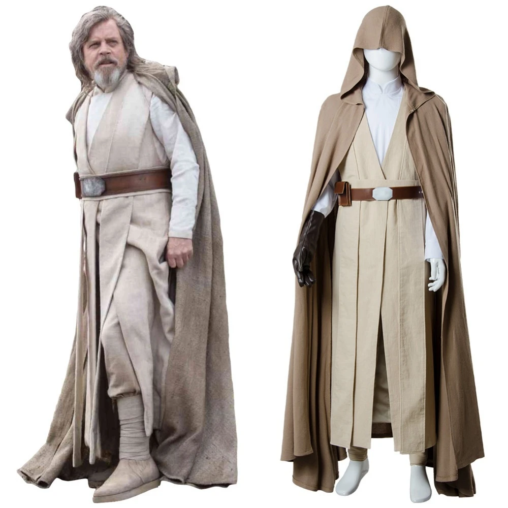 Star Skywalker Luke Costume Cape Outfit Adult Men Luke Skywalker Cosplay Costume Ver.2 Full Sets - AliExpress