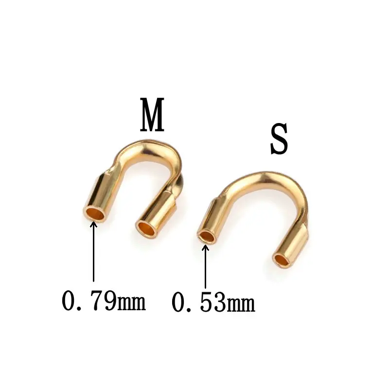 Новинка, пара, 5 мм, 14 к, позолоченный шнур, застежки для браслета, 14 к, позолоченный конец, застежки для ожерелья, разъемы для изготовления ювелирных изделий