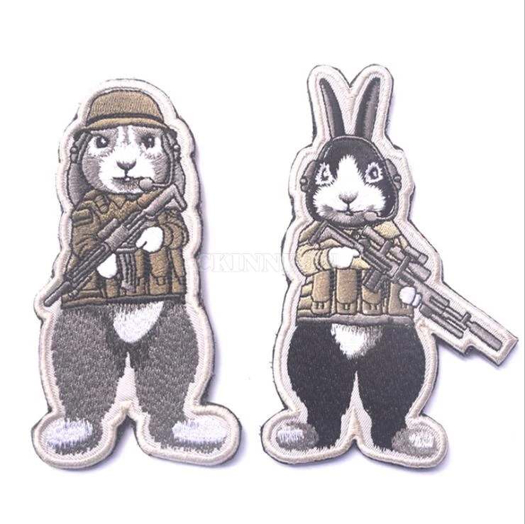 

DHL 100 piece a lot 3D Embroidery armband Cat one tactics patches Badge Peggy and Botasky patchThe 12 Chinese Zodiacs armband