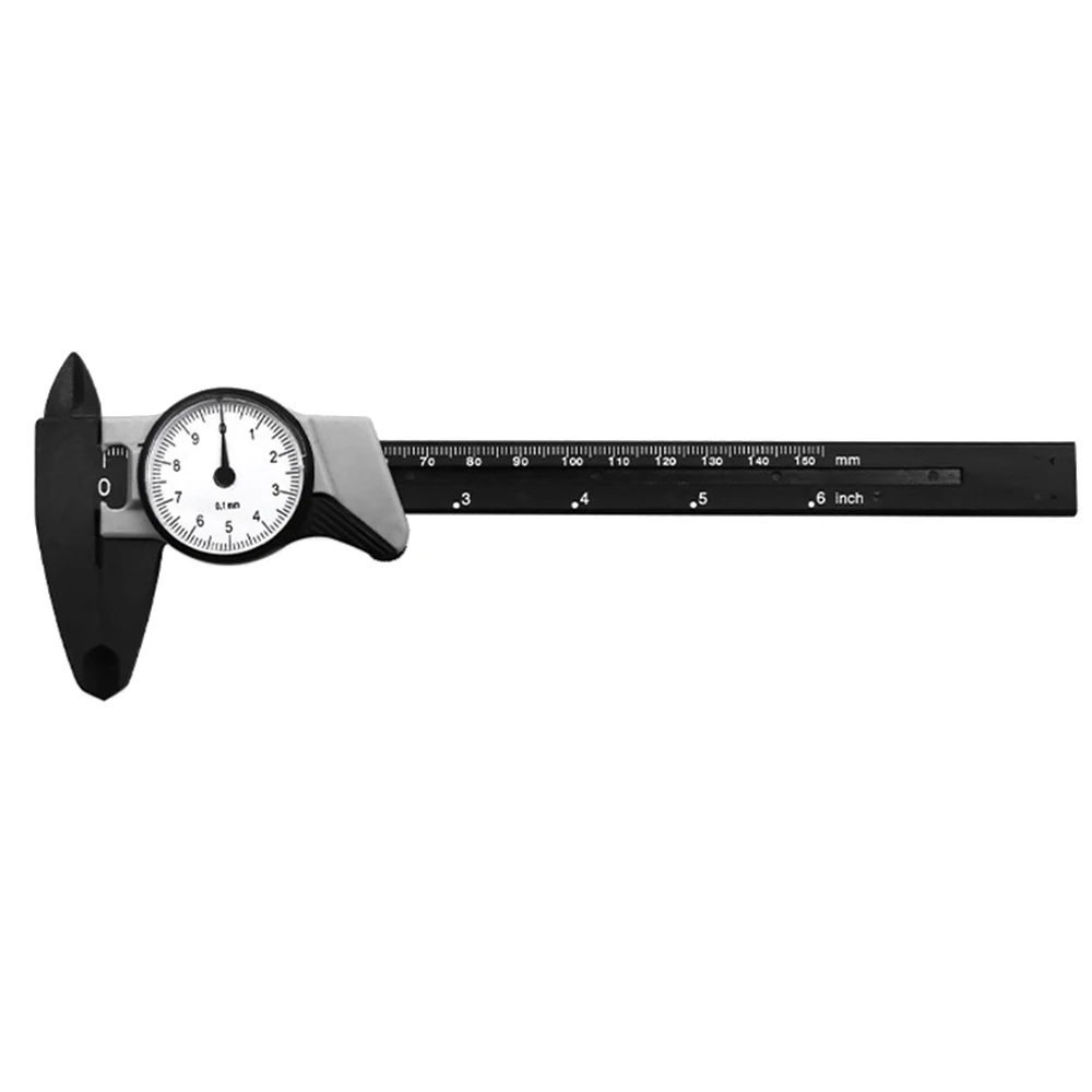 

Dial Caliper 0-150mm / 0.1mm Shockproof plastic Vernier Caliper Metric Micrometer Gauge Measuring Tool