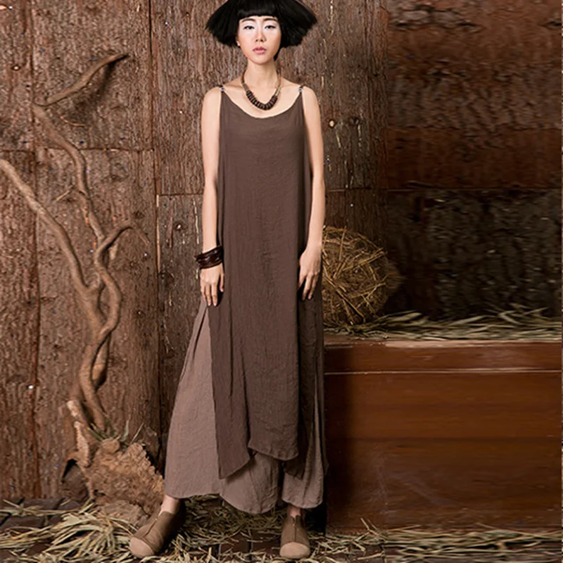 Johnature винтажные женские двухслойные хлопковые льняные ремни платья новинка 2020