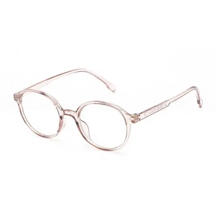 Anti Blue-Ray Mirror PC Frame Glasses Flat Round Glasses for Students Office Use TT@88