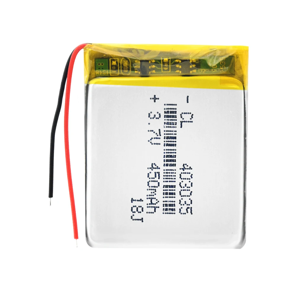 1/2/4 шт. литий-полимерный аккумулятор Li-po 3,7 V 403035 450mAh батарея для gps MP3 MP4 можно крепить любые приспособления: PDA часы BT Динамик 3,7 вольт Перезаряжаемые литий Батарея