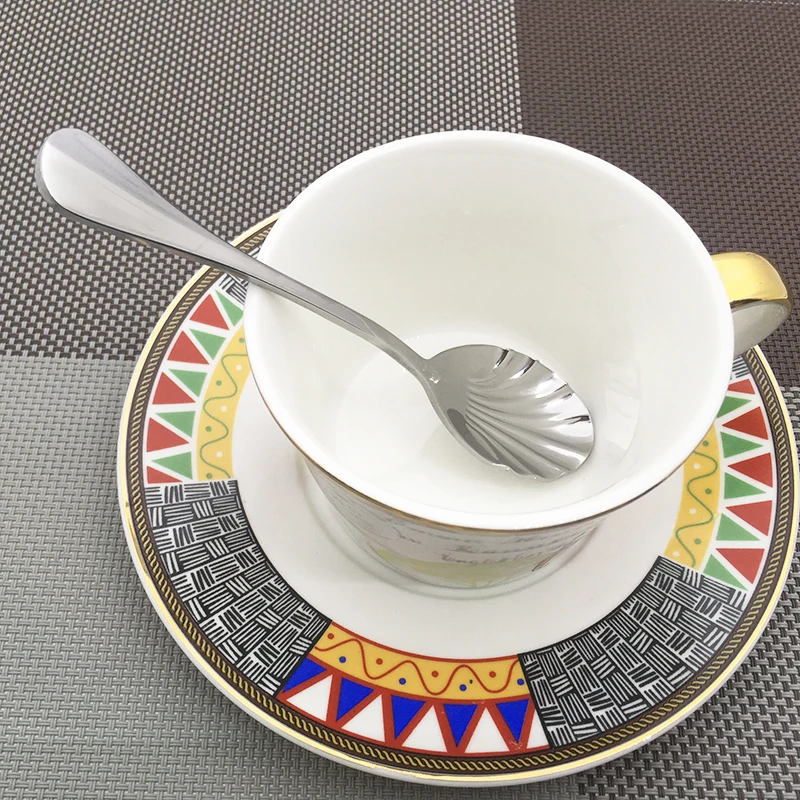 Shell Shaped Dessert Spoon (2)