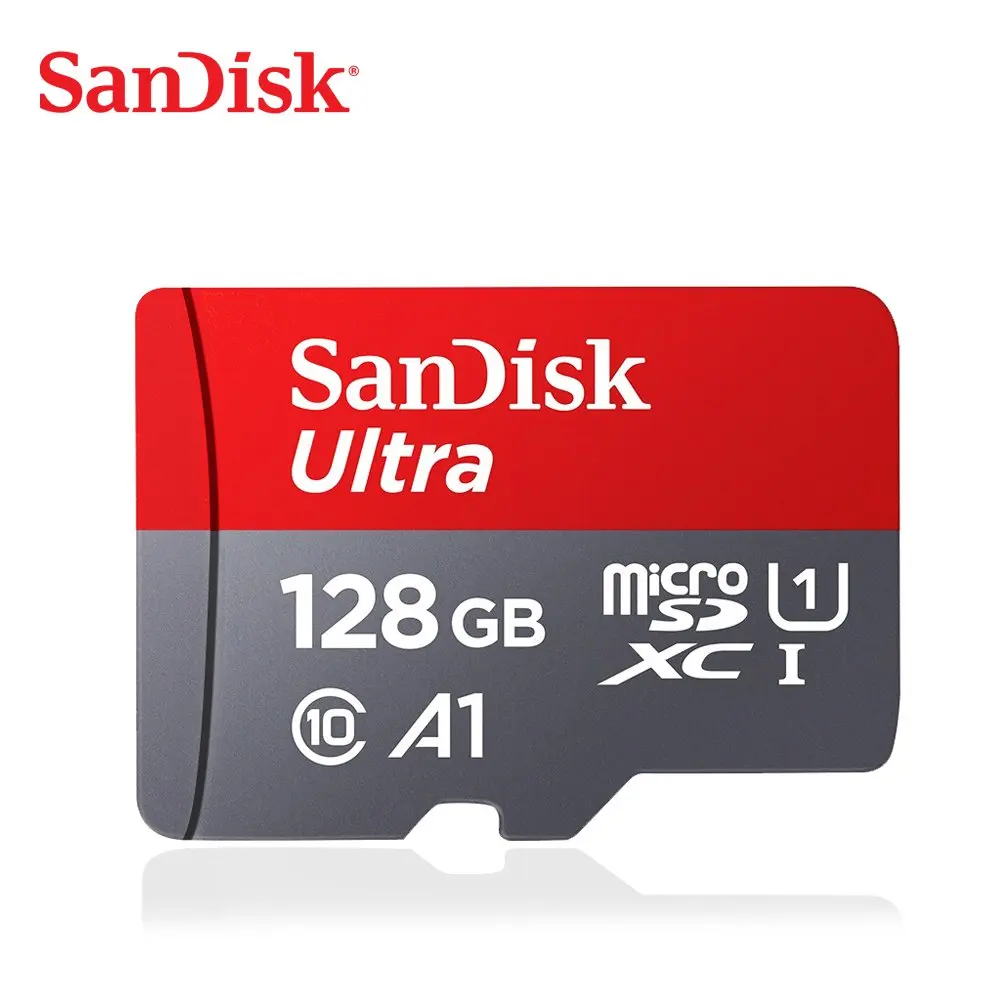 SanDisk 32G Micro SD карта 32 Гб 64 Гб класс 10 128 г/64 г SDXC 400 г/256 ГБ SDHC TF карта памяти Поддержка официальной проверки - Емкость: 128GB