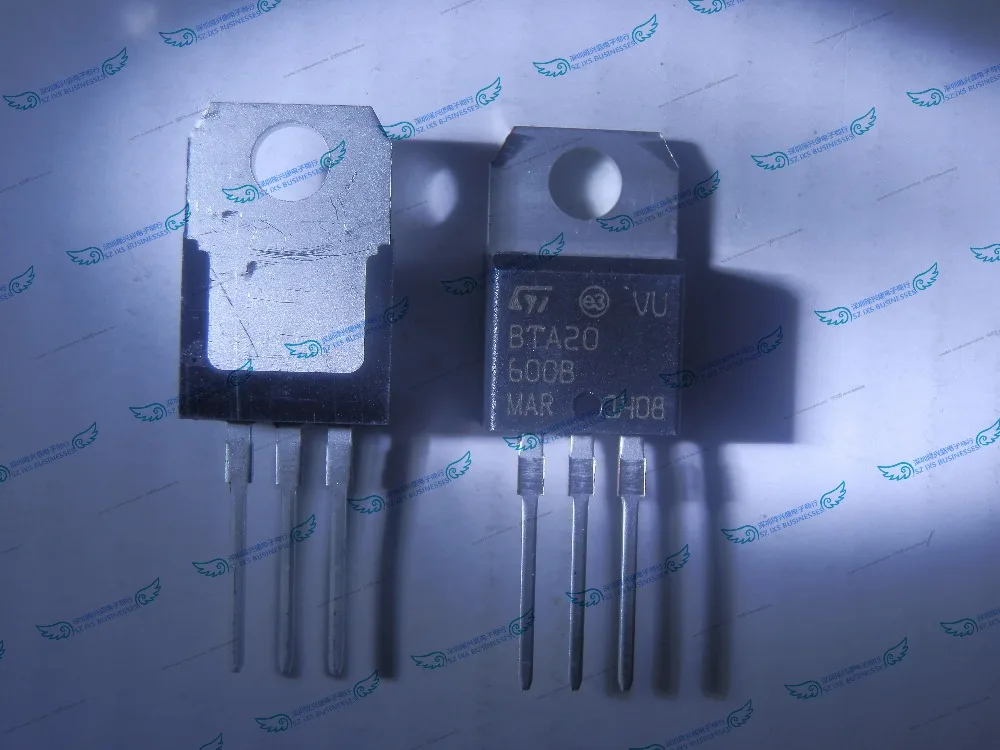 10 шт./лот BTA20-600BW BTA20-600B BTA20 600B 20A 600V TO220 бездонные ТРИАКИ | Электронные компоненты и