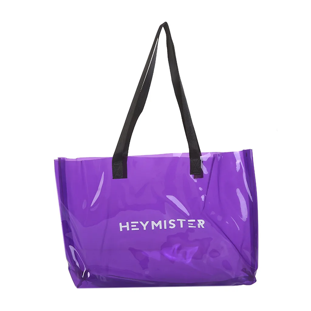 

OCARDIAN-Handbags Beach Bags For Women 2019 Fashion Lady Wild Transparent Candy Large Capacity Shoulder Bag bolsa feminina 7J17