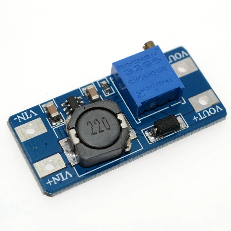 MT3608 2A Max DC-DC Step Up Мощность модуль усилителя Мощность модуль для Arduino 3-5 В до 5 В/9 В/12 В/24 В