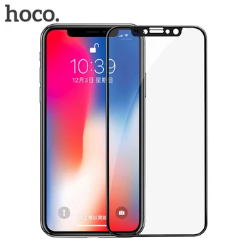 

HOCO Anti Spy Peeping Tempered Glass for iPhone X Phone Screen Protector 3D Protective Tempered Glass Film on for iPhone 10