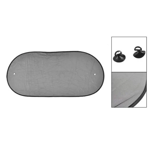Black Vehicle Car Rear Window Screen Mesh Collapsible Sun Shade, 100cm x 50cmin Windscreens