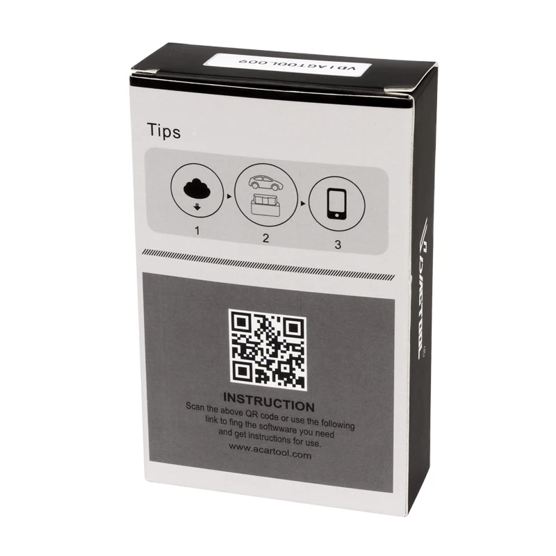 Считыватель кодов OBD2 Vdiagtool ELM 327 Автомобильный сканер в 1 5 интерфейс Bluetooth ELM327