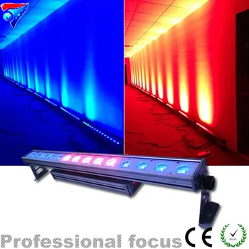 

Free Shipping 2pcs/lot 14*30W COB 3in1 LED Wall Washer Light High Power,Outdoor DMX Stage Lighting