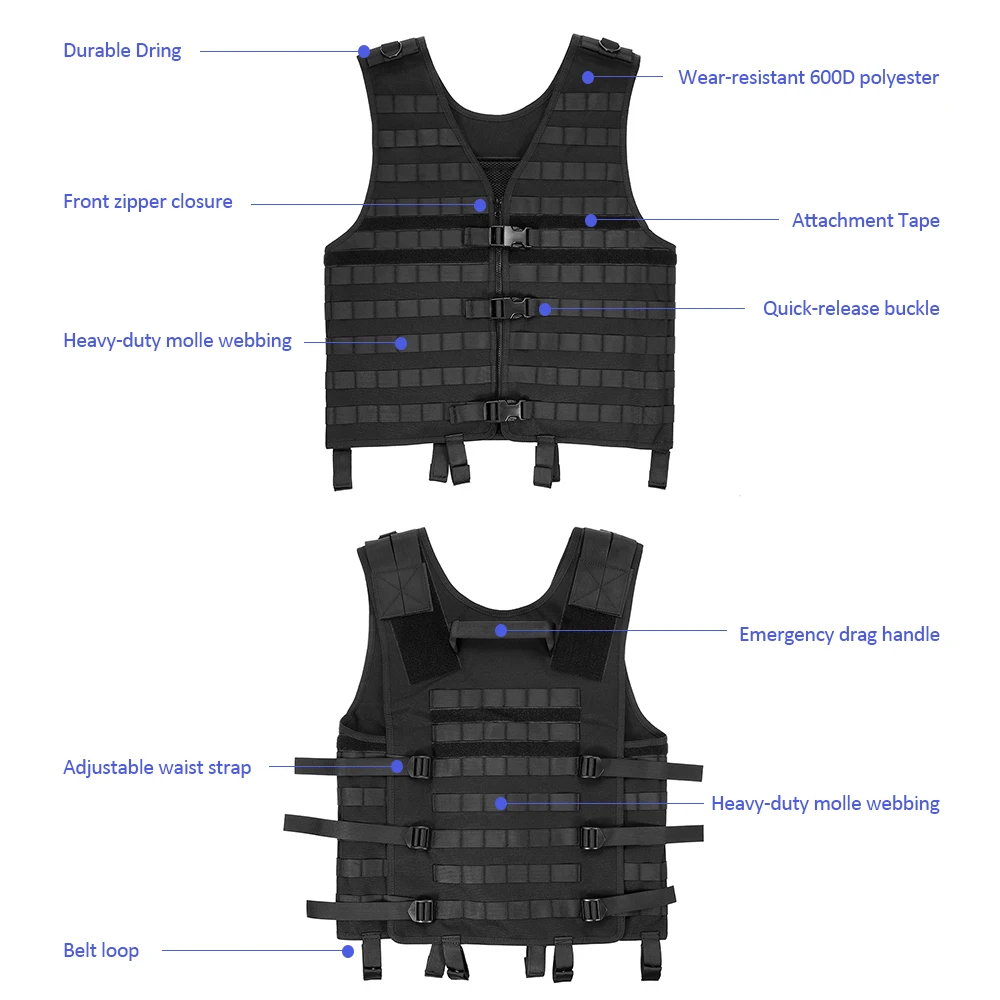 Мужской уличный Тактический Жилет Molle охотничья куртка снаряжение несущая жилет спортивный защитный жилет Охота Рыбалка с гидратационным карманом