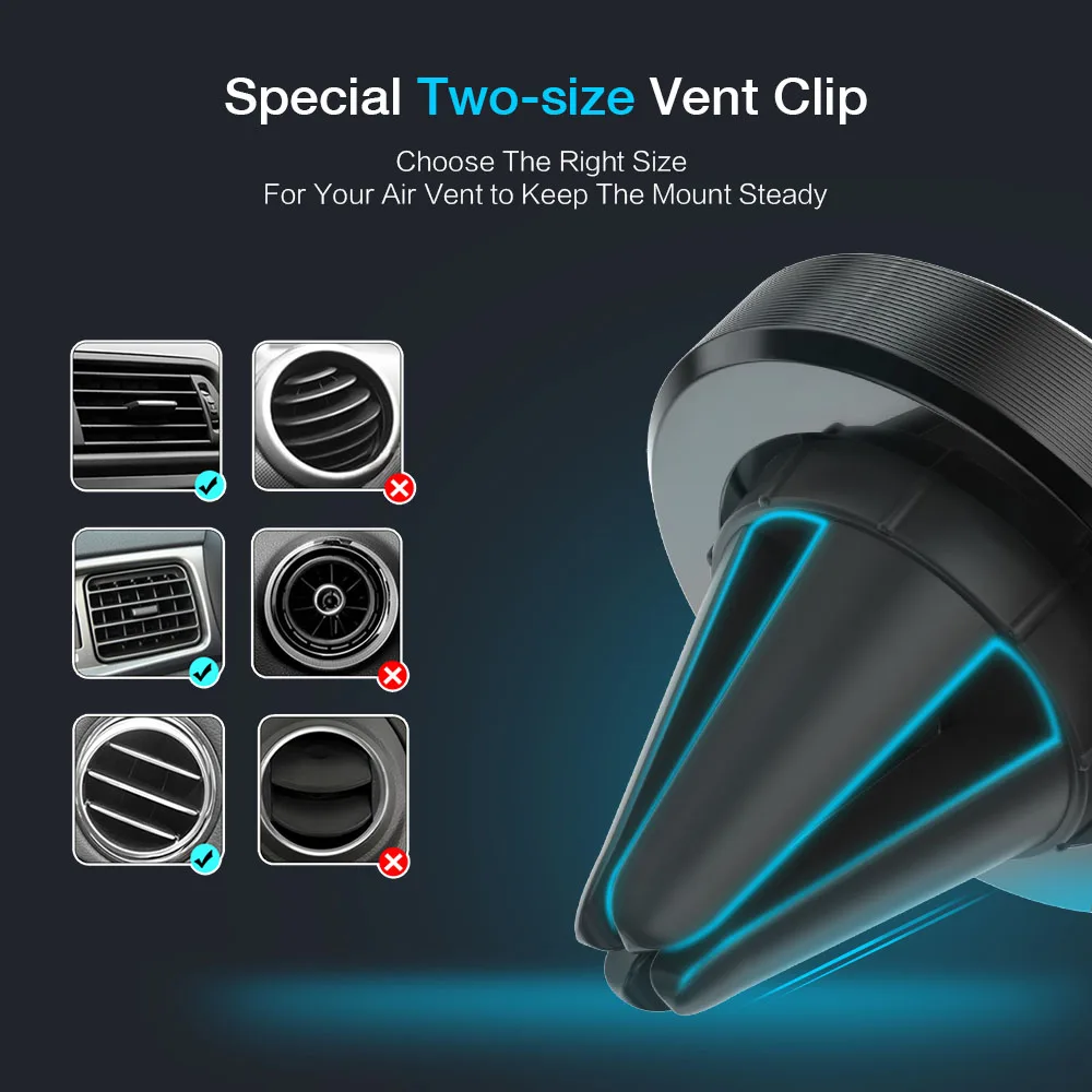 Магнитная Стенд Автомобильный держатель для iPhone X 8 7 Plus Универсальный