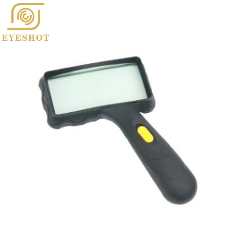 

Portable Handheld 2X high definition Rectangle Reading Magnifier Glass lens Loupe for old people reading magnifier