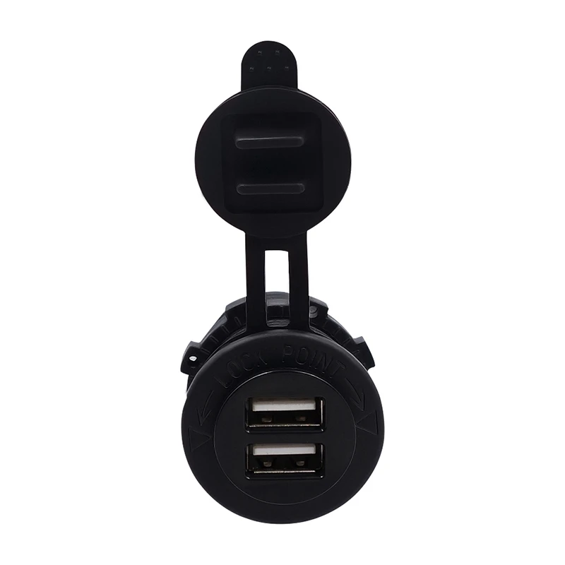 Водонепроницаемое автомобильное зарядное устройство VicTsing 5 в 2 1 а с двумя USB