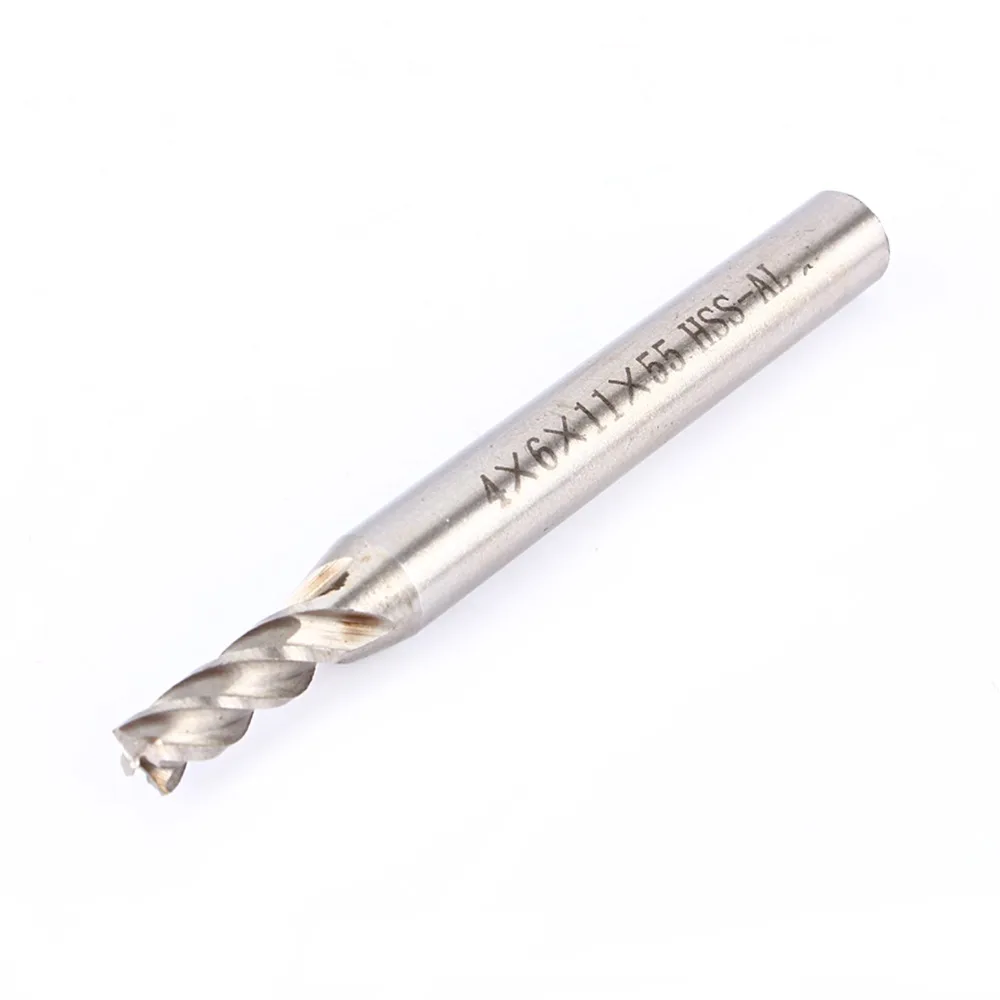 

High Quality HSS End Mill Cutter CNC Straight Shank 8mm 4 Flute Drill Bit Tools Accessory