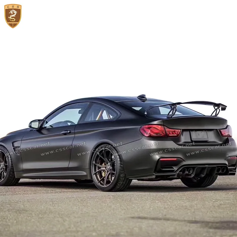 

V Style Carbon Fiber Rear Spoiler Trunk Lid Tail Wing For BMW M3 M4 Car Styling Auto Accessories