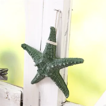 

Desktop Decoration Mediterranean Resin Starfish Cafe Bar Clothing Shop Resin Decoration Figurines Wall Decoration Zakka Crafts
