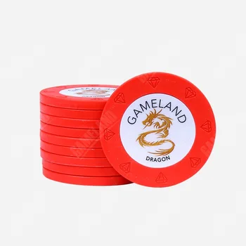 

10pcs/Lot Premium Clay Chips Dragon Pattern No Value 14 Gram 6 colors Texas Hold'em Poker Gambling Casino Chip Wholesale