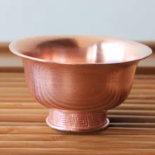 Набор из 2 шт чистая медная чаша маленькое вино чайные чашки мини милые