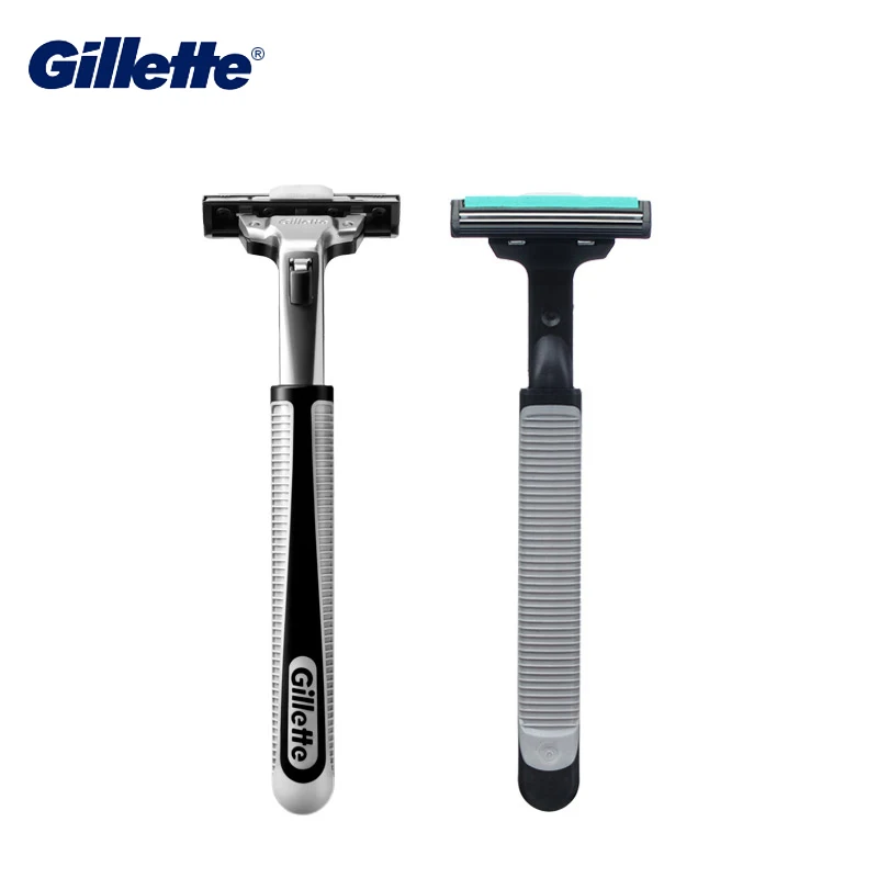 Gillette Vector 2 Safety Razor 1 Holder 2 Blades Men Face Care