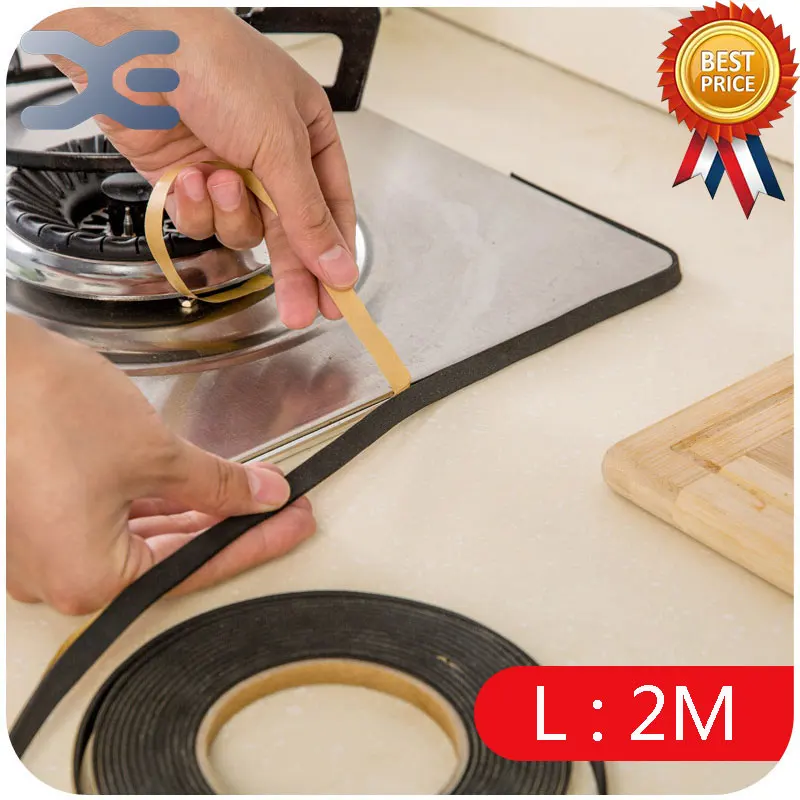 

2M Gas Stove Slot Anti - Fouling Dustproof Waterproof Soundproof Seal Multi - Purpose Kitchen Supplies Gas Stove Accessories