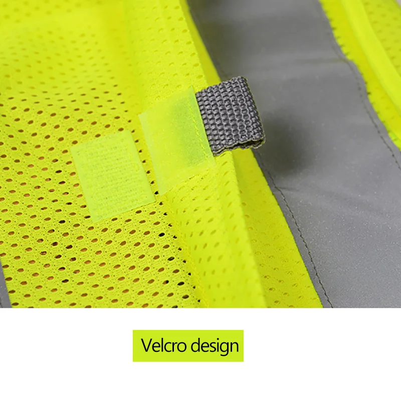 SFvest HI VIS VIZ жилет руководителя высокой видимости светоотражающий сетчатый жилет Мульти-карман жилет безопасности со светоотражающими полосками сетчатый жилет